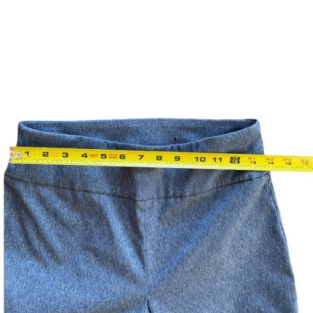 Attyre heather blue pull on pants - Picture 4 of 7